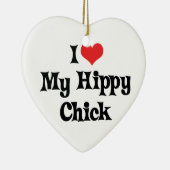 ヒッピーな女の子が大好き セラミックオーナメント (右)