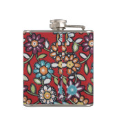 ヒッピーによってはフラスコが開花します フラスク (裏面)