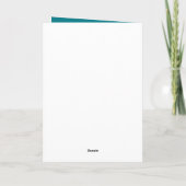 ヒッピーのひよこの誕生日の挨拶 カード (裏面)