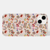 ヒッピーのアイコンパターン Case-Mate iPhoneケース (裏面 (横))