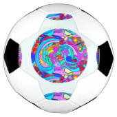 ヒッピーのグルーヴィーラブサークル サッカーボール (回転)
