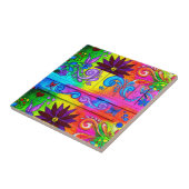 ヒッピーのサイケデリックなタイル タイル (側面)