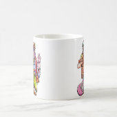 ヒッピーのサンタカップル コーヒーマグカップ (中央)