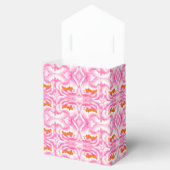 ヒッピーのシックなピンクとオレンジのタイダイ フェイバーボックス (オープン)