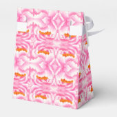 ヒッピーのシックなピンクとオレンジのタイダイ フェイバーボックス (裏面サイド)