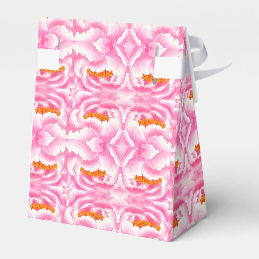 ヒッピーのシックなピンクとオレンジのタイダイ フェイバーボックス (裏面サイド)