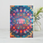 ヒッピーのフラクタルを描いた壮観 招待状 (スタンド正面)