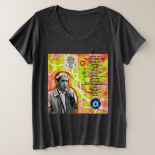 ヒッピーの女性用Tシャツ プラスサイズTシャツ