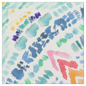 ヒッピーの感情の虹の曼荼羅 ファブリック (クローズアップ)