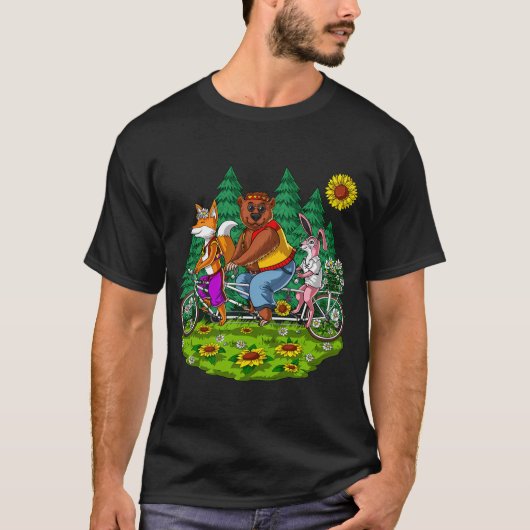 ヒッピーの森 Tシャツ (正面)