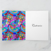 ヒッピーの溝のような平和と愛 カード (内部)