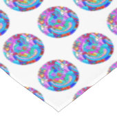 ヒッピーの溝深い愛の輪 テーブルクロス (アングル)