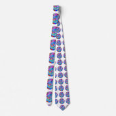 ヒッピーの溝深い愛の輪 ネクタイ (裏面)