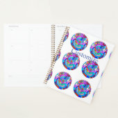 ヒッピーの溝深い愛の輪 プランナー手帳 (ディスプレー)