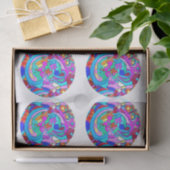 ヒッピーの溝深い愛の輪 薄葉紙 (ギフト)