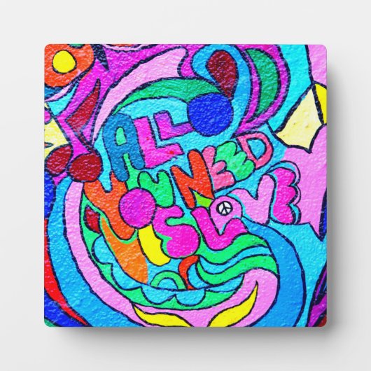 ヒッピーの溝深い愛 フォトプラーク (正面)