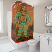 ヒッピーの父の日 シャワーカーテン (インサイチュ)