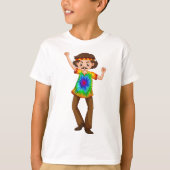 ヒッピーの男性Tシャツ Tシャツ (正面)
