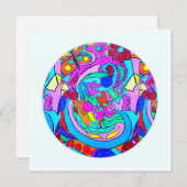 ヒッピーの素晴しい愛 案内状 (正面/裏面)