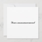 ヒッピーの素晴しい愛 案内状 (裏面)