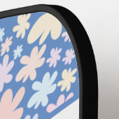 ヒッピーの花は非常にグルービー ピックルボールラケット (左詳細)