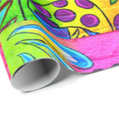 ヒッピーの魔法のきのこの包装紙 ラッピングペーパー (ロールコーナー)