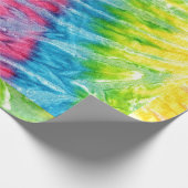 ヒッピーのBohoの絞り染め ラッピングペーパー (角)