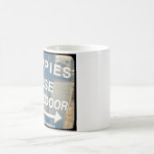 ヒッピーは秘密のマグを使用します コーヒーマグカップ (中央)