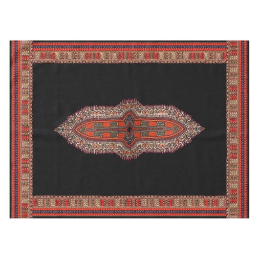 ヒッピーインディアンスタイルテーブルクロス テーブルクロス (正面(横))