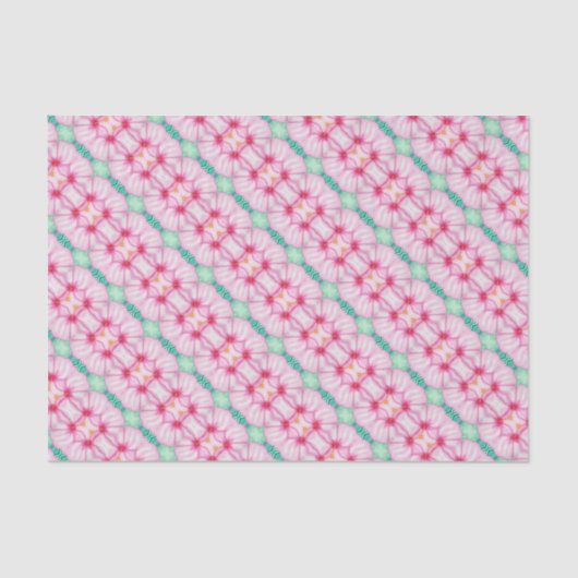 ヒッピーカラフルシック抽象芸術パターン 薄葉紙 (正面)