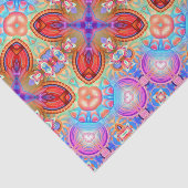 ヒッピーカラフル・ボホ・カレイドスコスペクティブ・フラクタルアート 薄葉紙 (詳細)