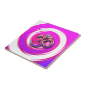 ヒッピーサイケデリックスタイルヨガシンボル タイル (側面)