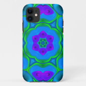 ヒッピーサイケデリックフラワーレインボー Case-Mate iPhoneケース (裏面)