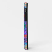 ヒッピーサイケデリックブルーオレンジとピンク Case-Mate iPhoneケース (裏面/左)