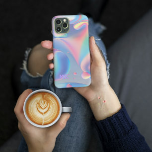 ヒッピーサイケデリックラバランプスタイルレインボーバブル Case-Mate iPhone 14ケース