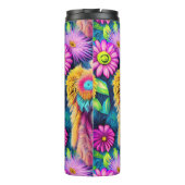 ヒッピーサイケデリック子犬グルービーシャワーカーテン タンブラー (裏面)