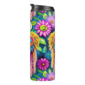 ヒッピーサイケデリック子犬グルービーシャワーカーテン タンブラー (回転右)