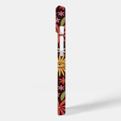 ヒッピーサイケデリック70s溝深い花目パターン Case-Mate iPhoneケース (裏面 / 左)