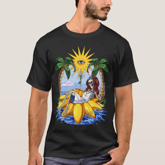ヒッピースケルトンの夏 Tシャツ (正面)