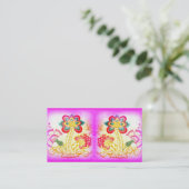 ヒッピースタイルのヤシ 名刺 (スタンド正面)