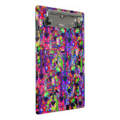 ヒッピースタイルギタパターン ミニクリップボード (アングル)