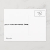 ヒッピースタイル平和と愛のはがき 案内ポストカード (裏面)