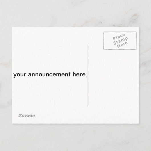 ヒッピースタイル平和と愛のはがき 案内ポストカード (裏面)