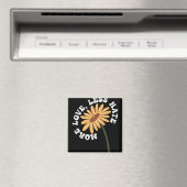 ヒッピーデザインより愛より少ない憎しみ マグネット (インサイチュ (食洗機))