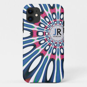 ヒッピーデリカフルーティースライスモノグラムカスタムネーム iPhone 11 ケース