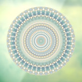 ヒッピートリップ（幻覚体験）のようなエクレクティックパステルボホグルーヴィマンダラ ウィンドウサイン (シート3)