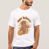 ヒッピーハロウィン - ハロウィン Tシャツ (正面)