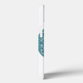 ヒッピーバンダナピースサインティール(緑がかった色)ケースメイトiPhone C Case-Mate iPhoneケース (裏面 / 右)