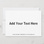 ヒッピーバースデーパーティーパープルペイズリーヒッピーガール 招待状 (裏面)