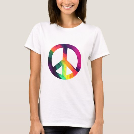 ヒッピーピースサイン Tシャツ (正面)